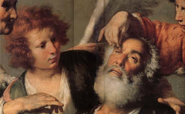 Detail of The Healing of Tobit, Bernardo Strozzi